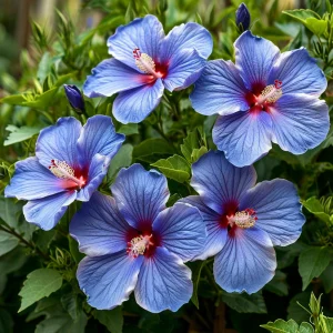 Гибискус садовый Блуминг Квин купить по цене от 259р. в интернет-магазине «Посадика» с доставкой почтой в в Ставрополе и по всей России – [изображение №1].