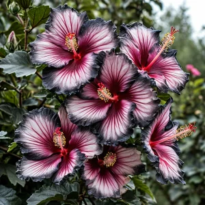 Гибискус садовый Самер Бридж купить по цене от 306р. в интернет-магазине «Посадика» с доставкой почтой в в Ставрополе и по всей России – [изображение №1].